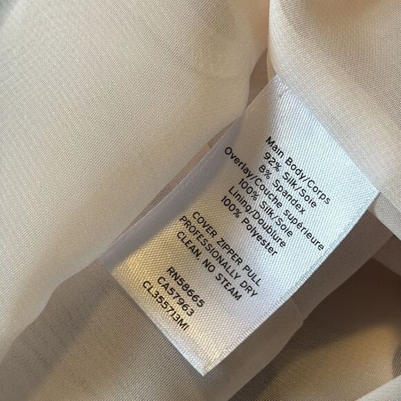 Classiquesβ Entier Silk Floral Wrap Dress 12 Sleeveless Lined - Picture 11 of 11